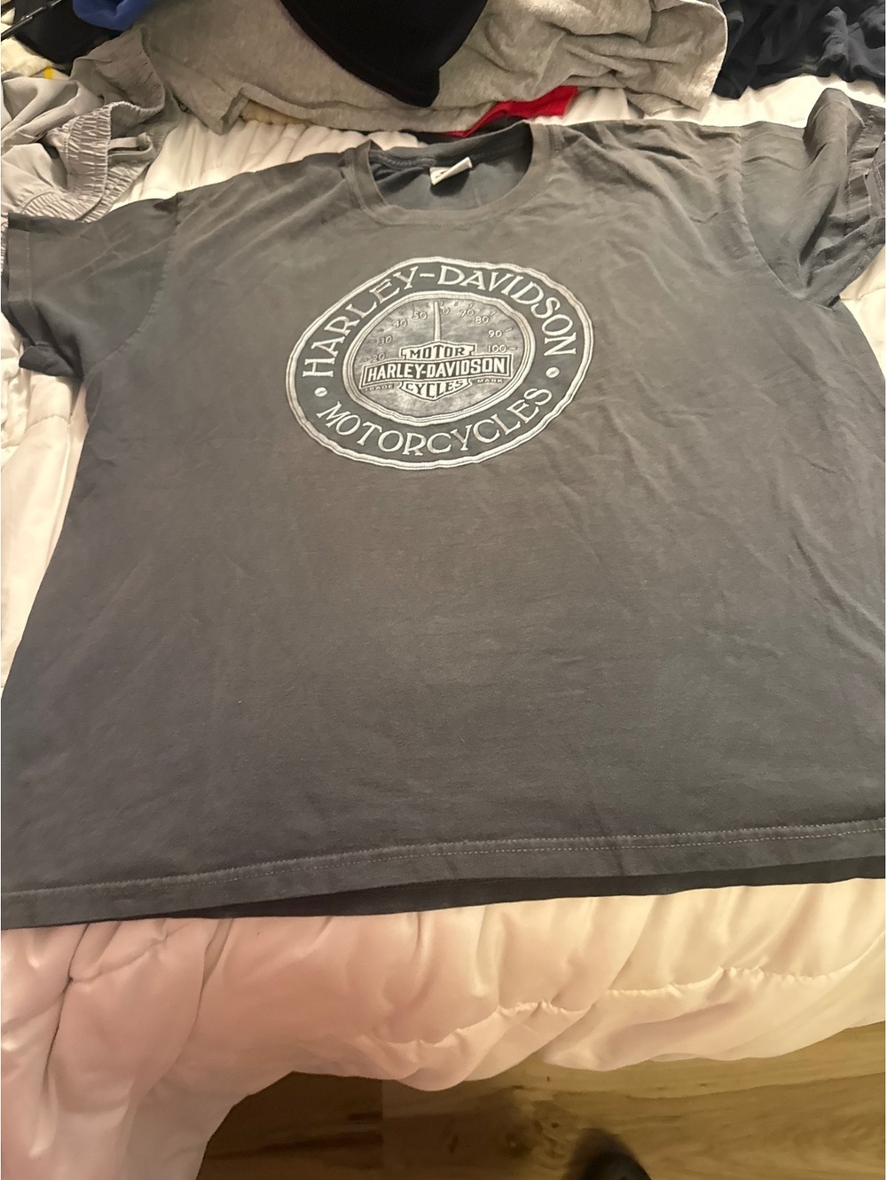 Harley-Davidson Biketown Youngstown Ohio Gray T-Shirt